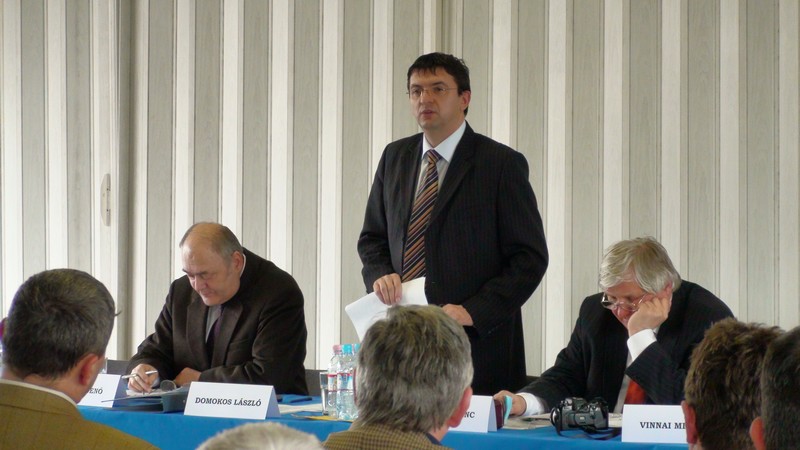 Domokos László a VTOSZ márciusi közgyűlésén
