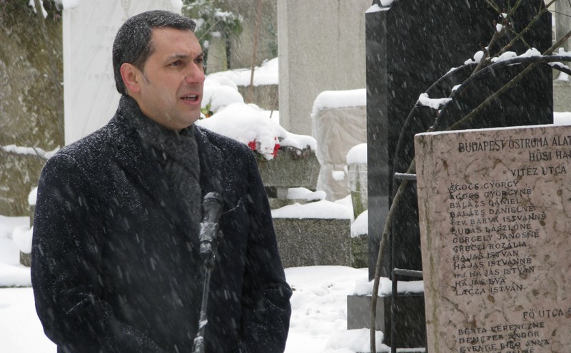 A  II. világháború polgári áldozataira emlékeztek a Farkasréti temetőben